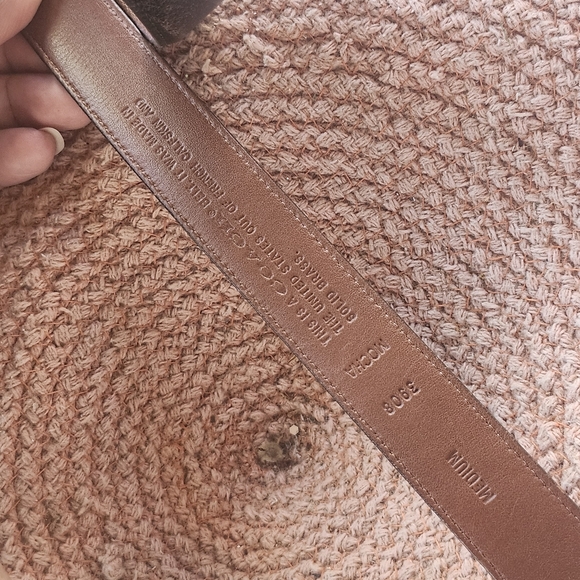 Vintage Coach Leather Belt - Picture 10 of 10